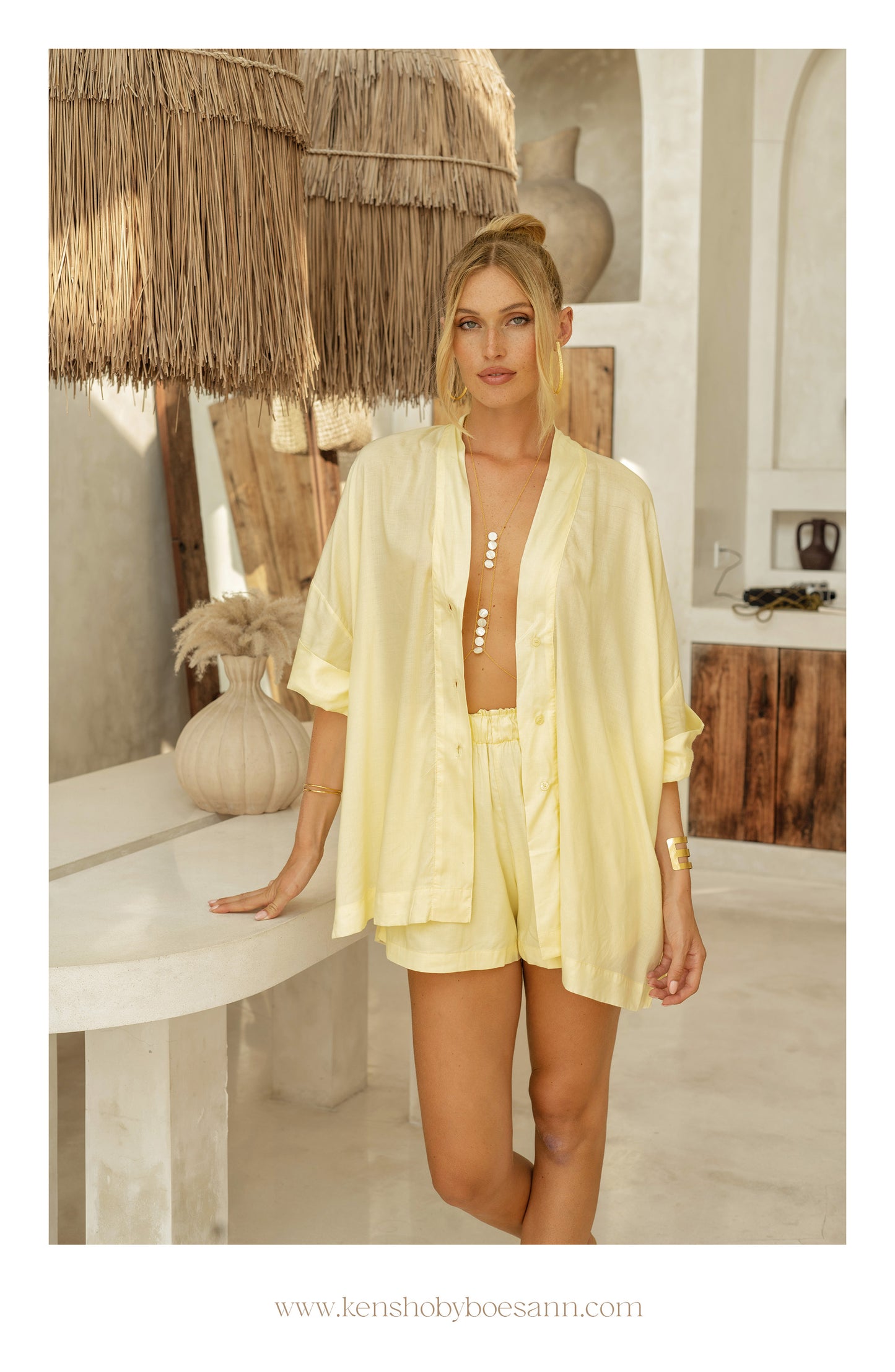 Camisa Amaia Vainilla