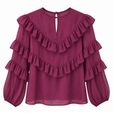 Blusa Anouk Ciruela
