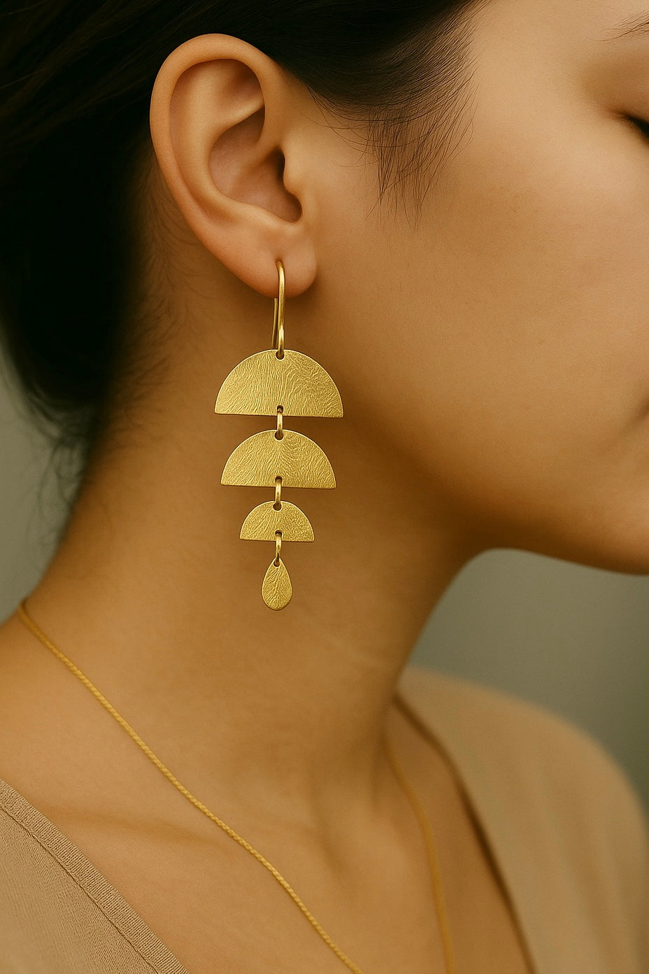Pendientes Media Luna