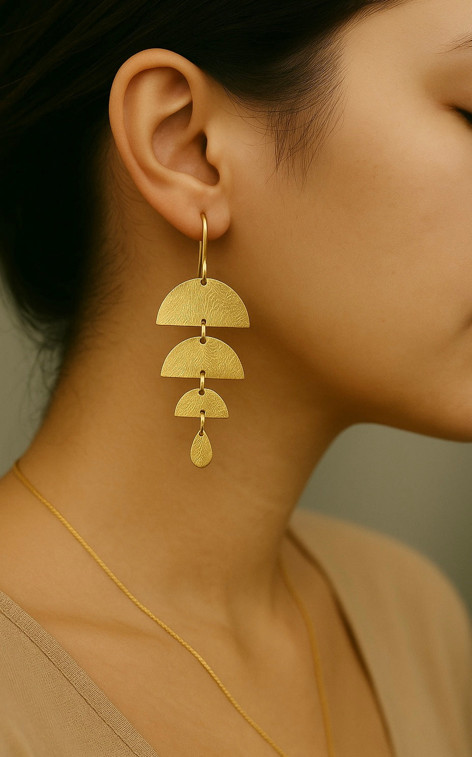 Pendientes Media Luna