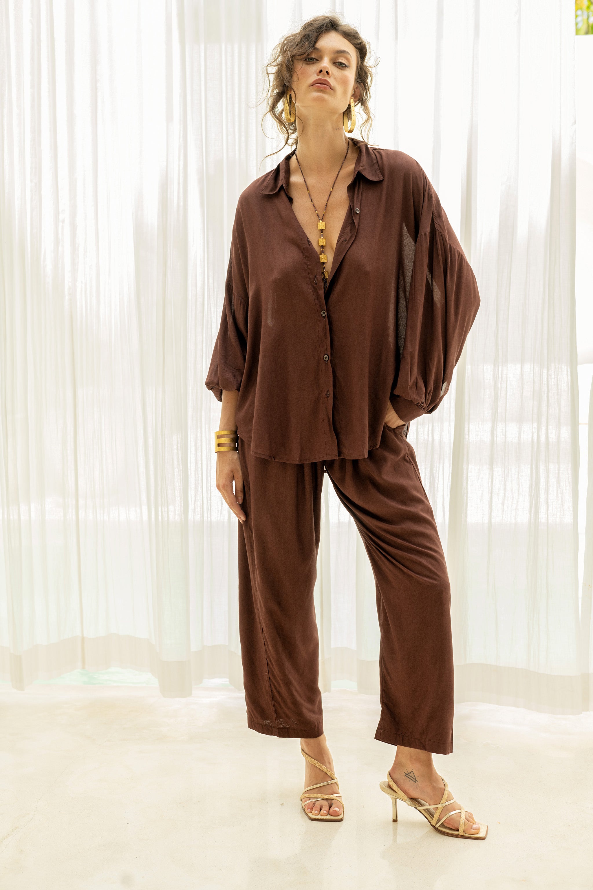 Camisa Ester Trufa