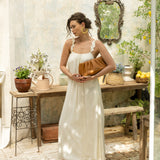 Vestido Brianca Blanco roto