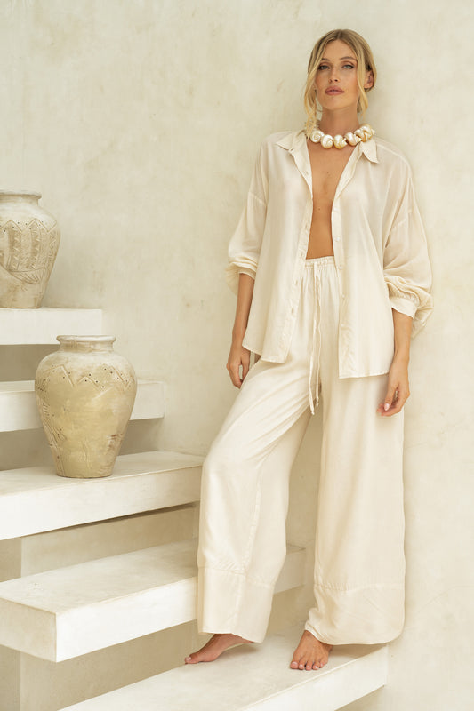 Camisa Ester Beige