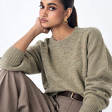 Jersey Mona Verde Lana Merino
