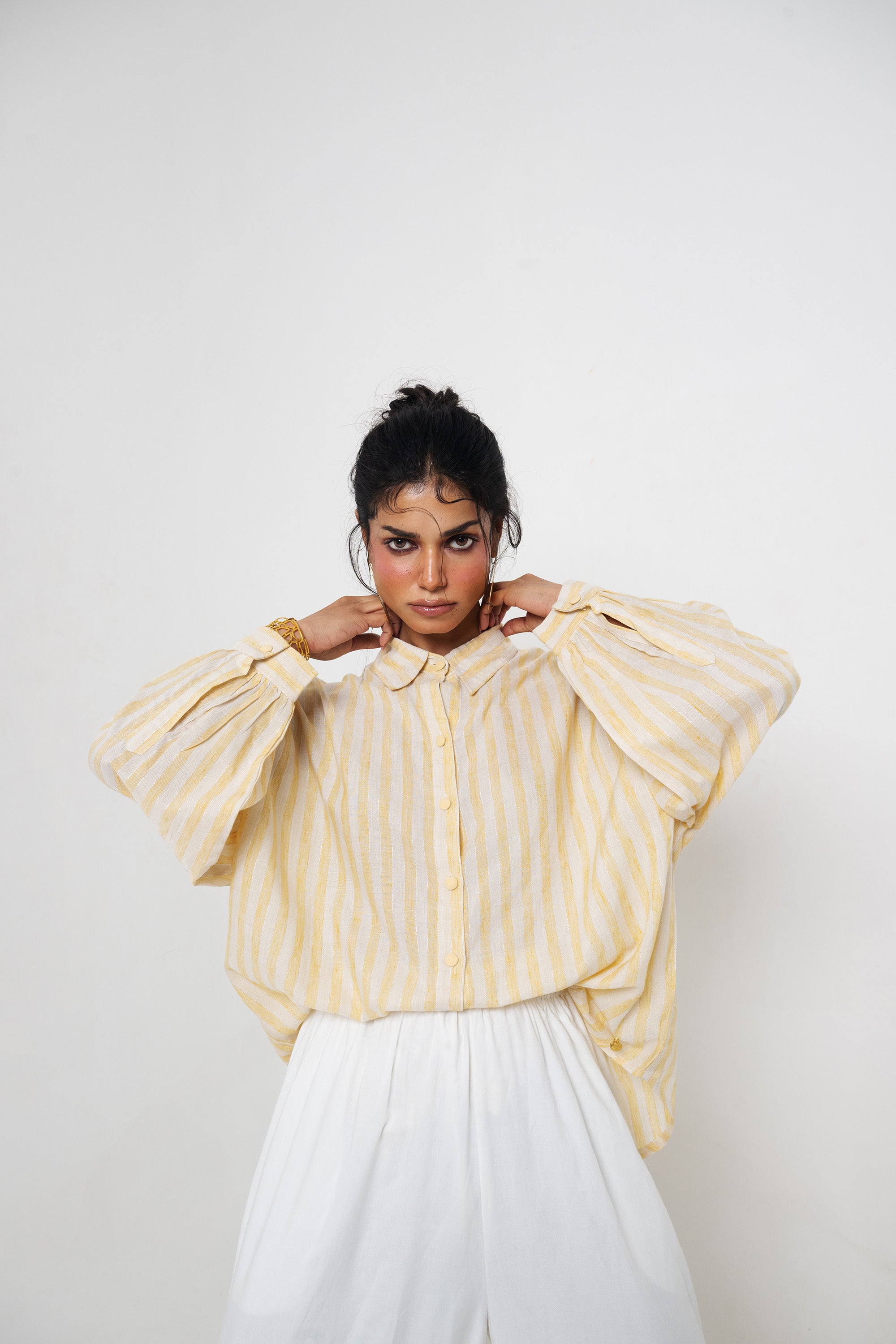 Camisa Rayas Lurex