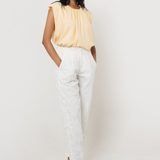 Pantalón Bordado Blanco