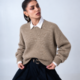 Jersey de Punto Monet Beige