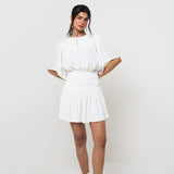 Falda Smock Blanca