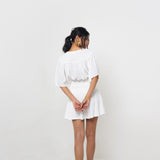 Falda Smock Blanca