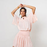 Falda Smock Rosa