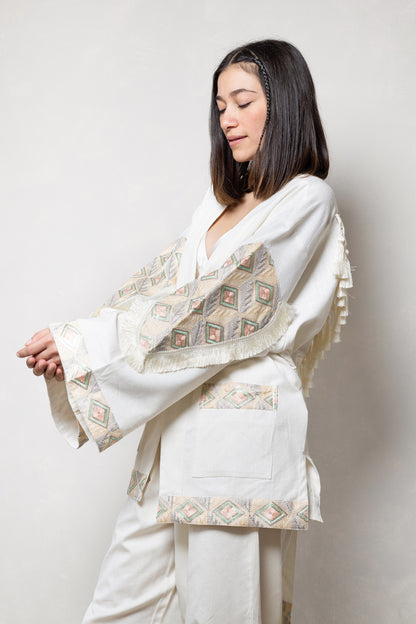Tricolor Kensho Kimono