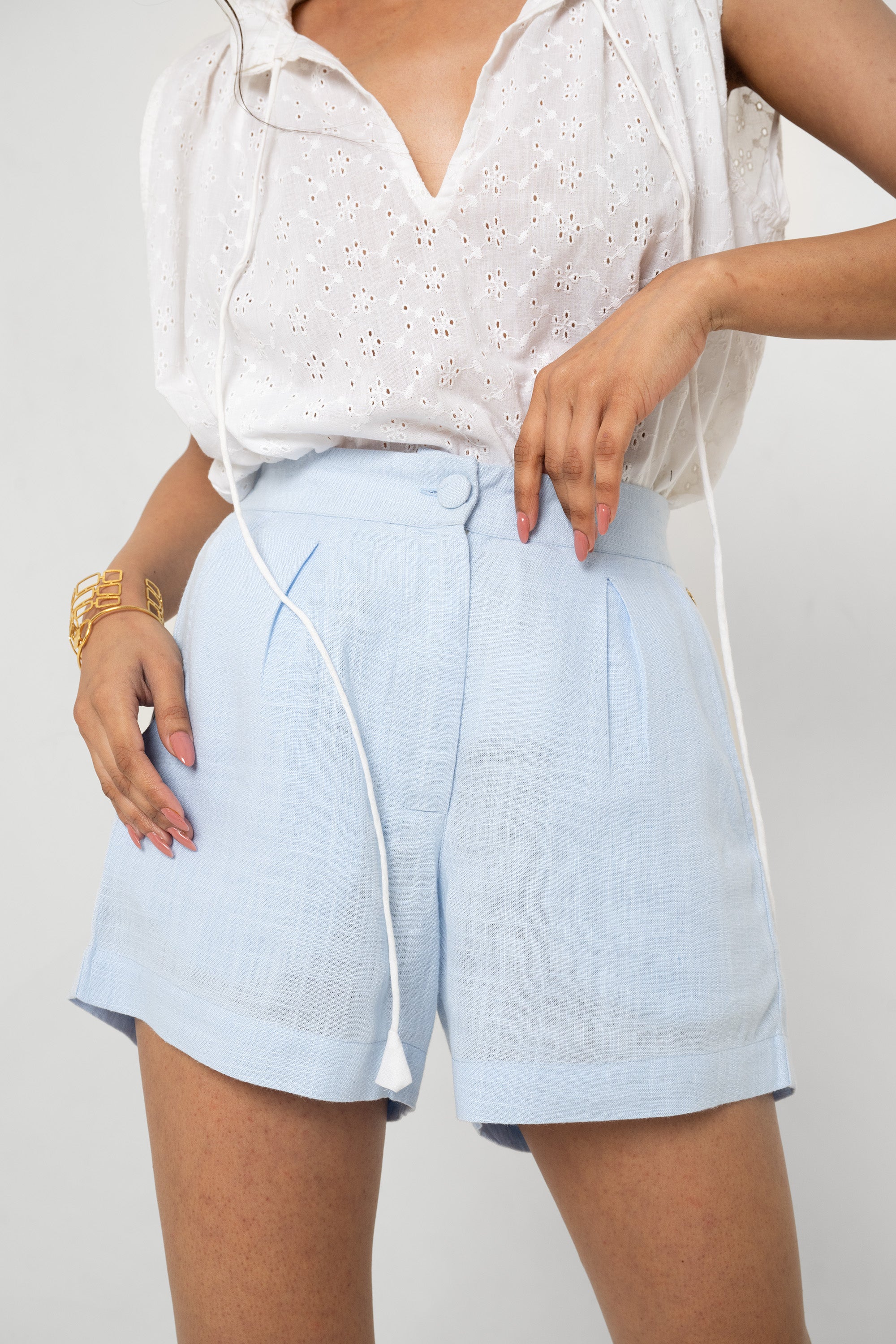 Short Azul Nube