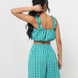 Set Vichy Turquesa