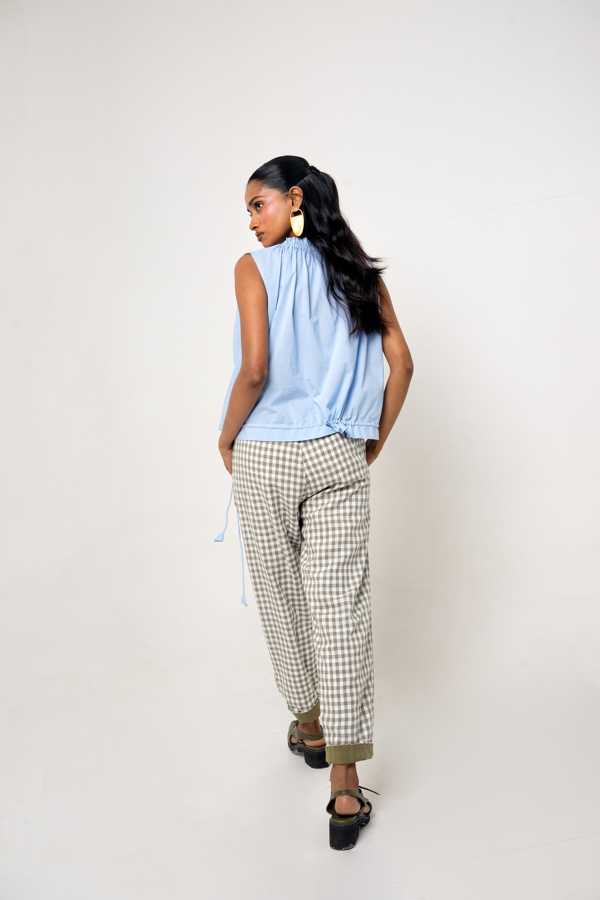 Top Aurora Azul