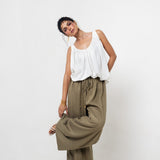 Top Fruncido Blanco