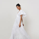 Vestido Espalda Abierta Blanco