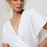 Vestido Espalda Abierta Blanco