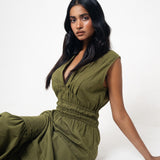 Vestido Maxi Verde Oliva
