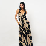 Vestido Maxi espalda Smock