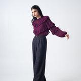 Blusa Anouk Ciruela