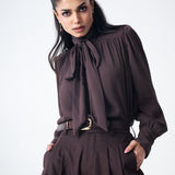 Blusa Amélie Chocolate