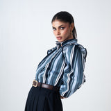 Camisa Colette Rayas Azul