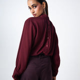 Blusa Melisa Burdeos