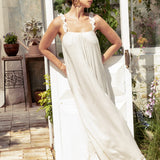 Vestido Brianca Blanco roto