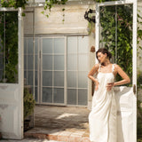Vestido Brianca Blanco roto